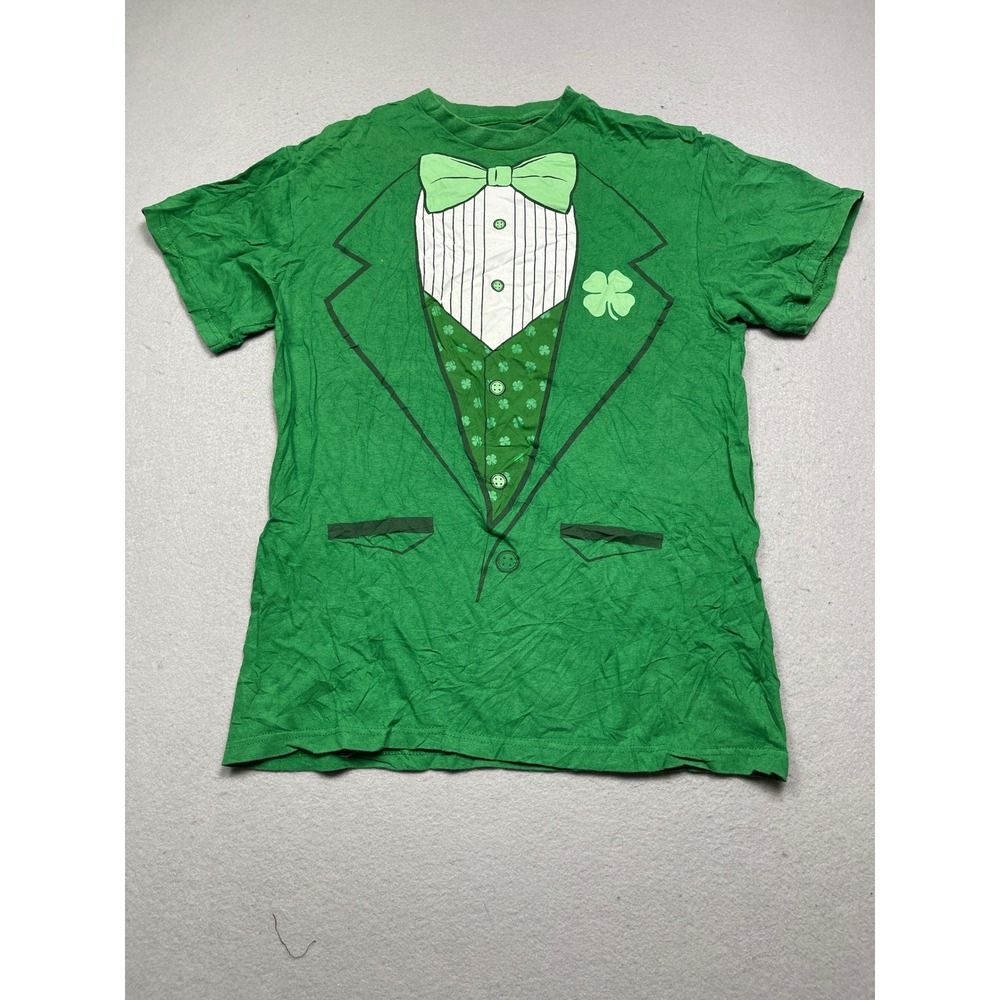 Urban Pipeline T Shirt 100% Cotton Green Tuxedo Shamrock Medium Mens